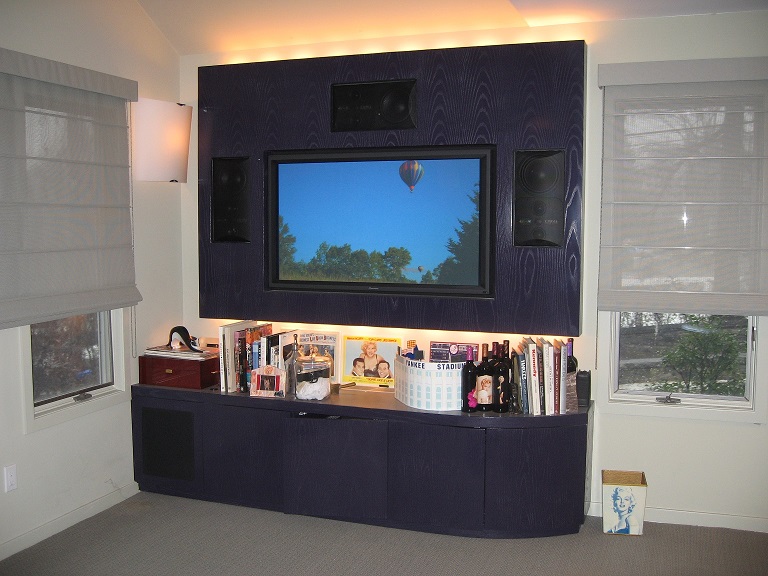 Purple-TV-room